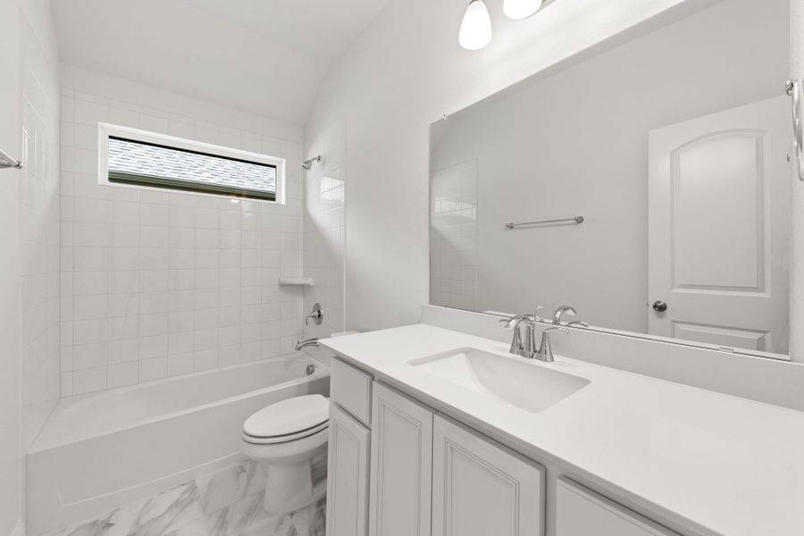 Furnished interior view inside a new home in Creekview Meadows, Pilot Point (Image 10).