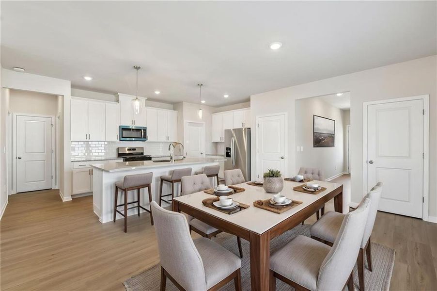 Furnished interior view inside a new home in Martin Springs - Reserve Series, Lawrenceville (Image 17). Furnished interior view inside a new home in Martin Springs - Reserve Series, Lawrenceville (Image 17).