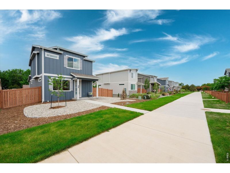 Exterior details and patio area of a home in Fickel Farm, Berthoud (Image 27).