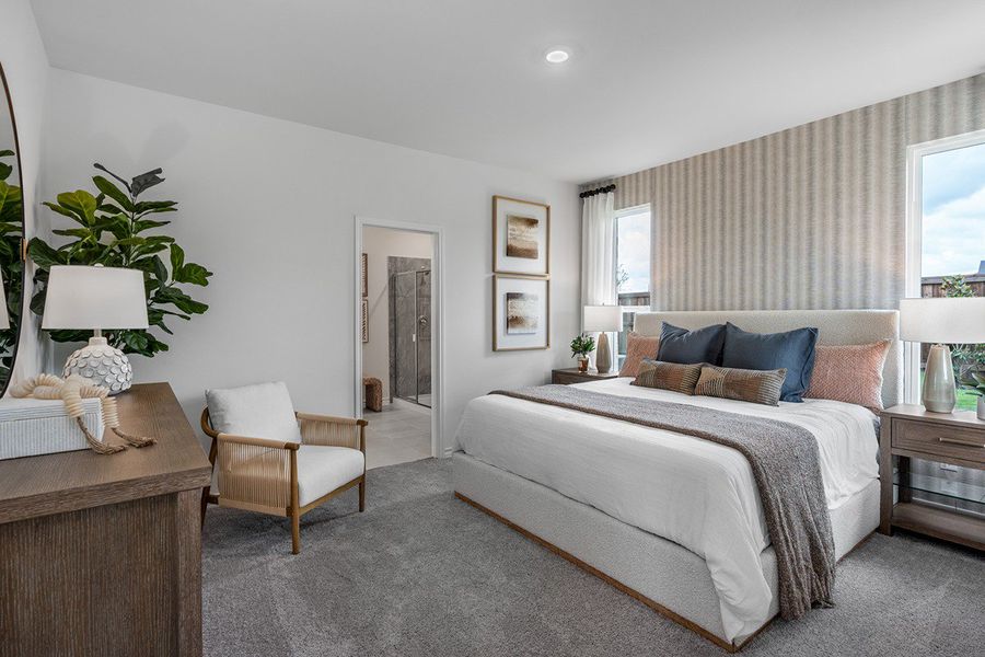 Representative furnished interior of a home built from the 1605 Modeled by KB Home in Elevon, Lavon (Image 8).