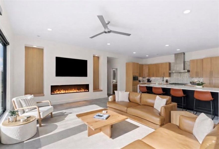 Furnished interior view inside a new home in , Talking Rock (Image 7).