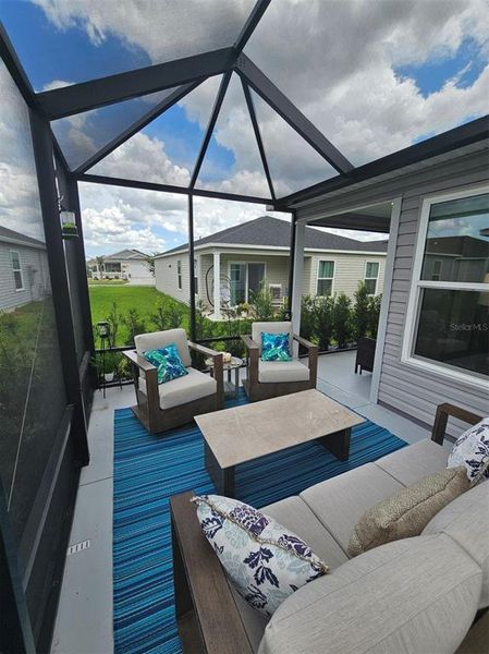 Exterior details and patio area of a home in , The Villages (Image 4).