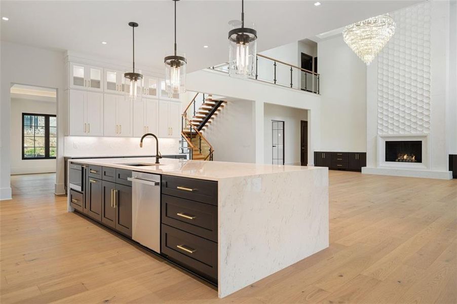 Furnished interior view inside a new home in , Alpharetta (Image 15).