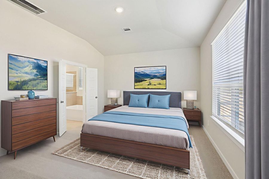 Photos are not of the actual home, but are photos of the builder home with same floorplan with similar interior finishes.