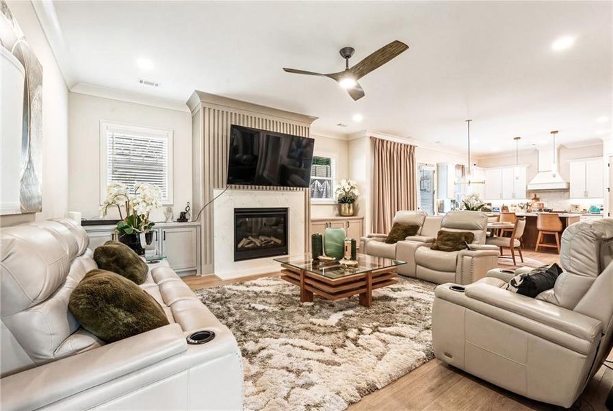 Furnished interior view inside a new home in , Marietta (Image 29).