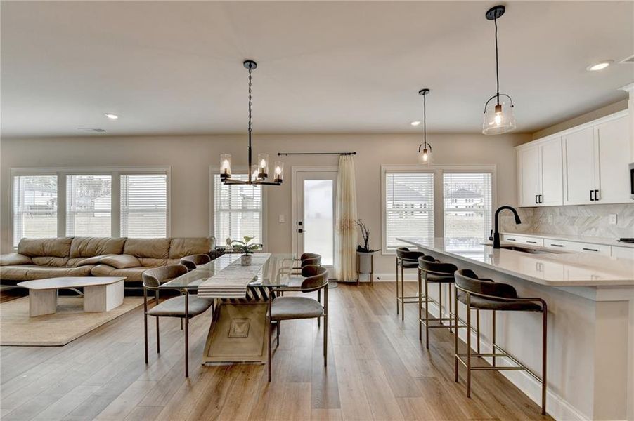 Furnished interior view inside a new home in , Braselton (Image 18). Furnished interior view inside a new home in , Braselton (Image 18).