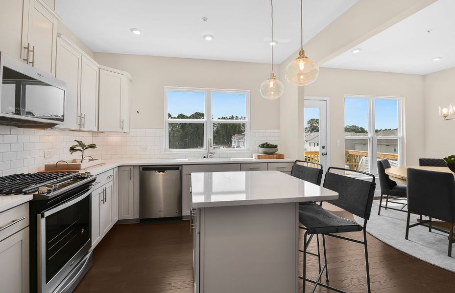 Furnished interior view inside a new home in Haverhill Estates, Dacula (Image 3).
