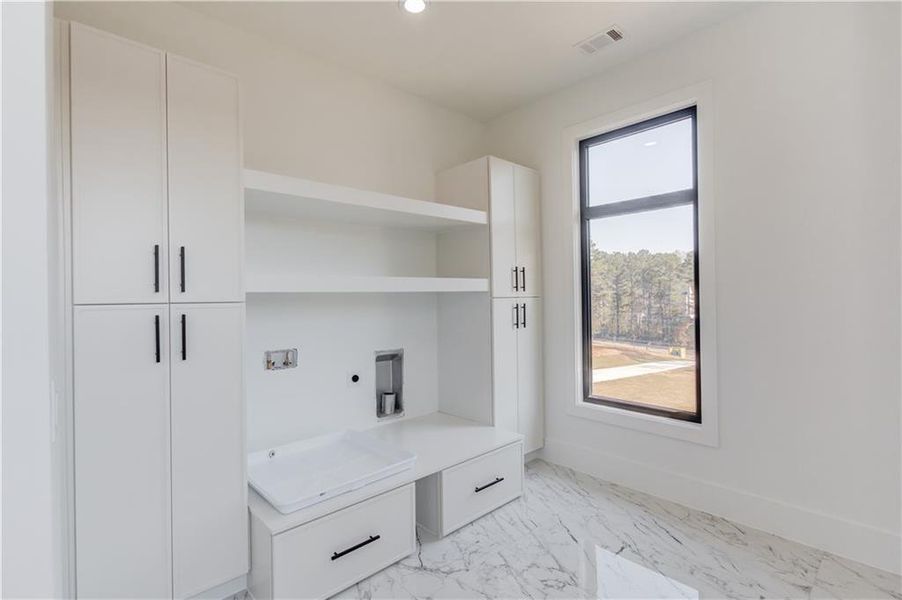 Furnished interior view inside a new home in , Sugar Hill (Image 18). Furnished interior view inside a new home in , Sugar Hill (Image 18).