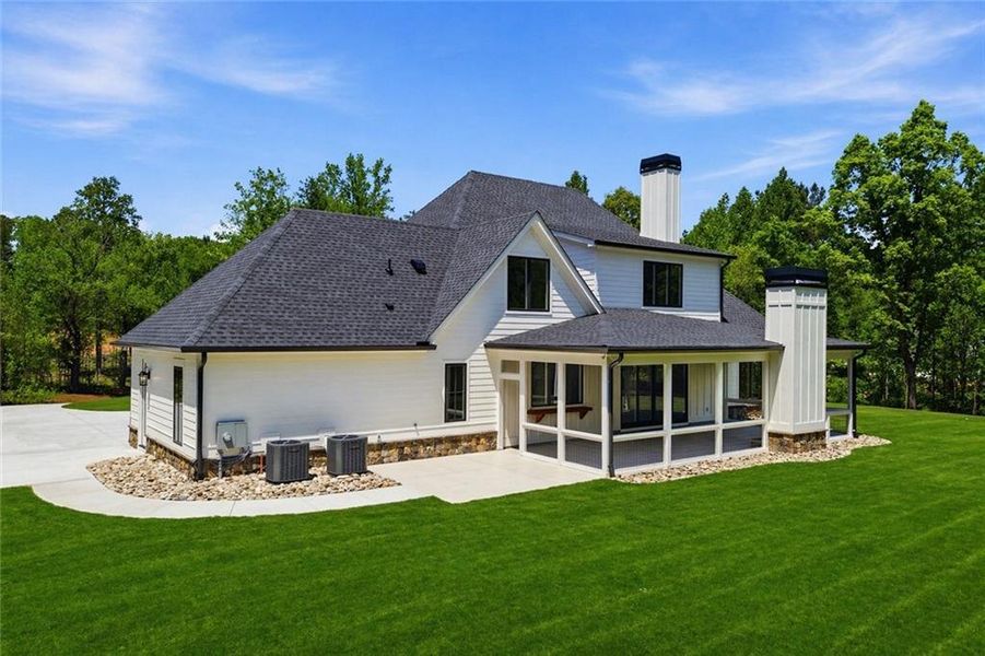 Front exterior of a new home in , White, GA, highlighting curb appeal (Image 27).