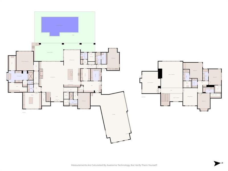 2D floor plan layout of this home in , Keller, TX (Image 5).