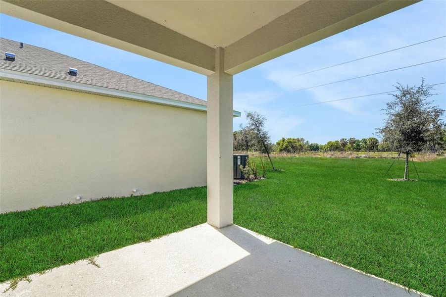 Exterior details and patio area of a home in Willowbrook North, Winter Haven (Image 16). Exterior details and patio area of a home in Willowbrook North, Winter Haven (Image 16).