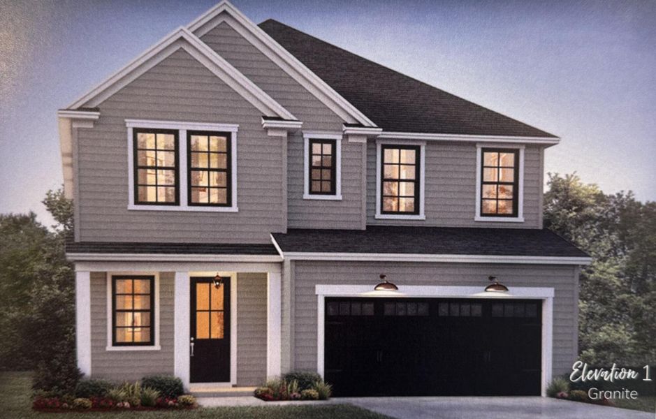 Front exterior of a new home in Indigo Place, North Charleston, SC, highlighting curb appeal (Image 11).