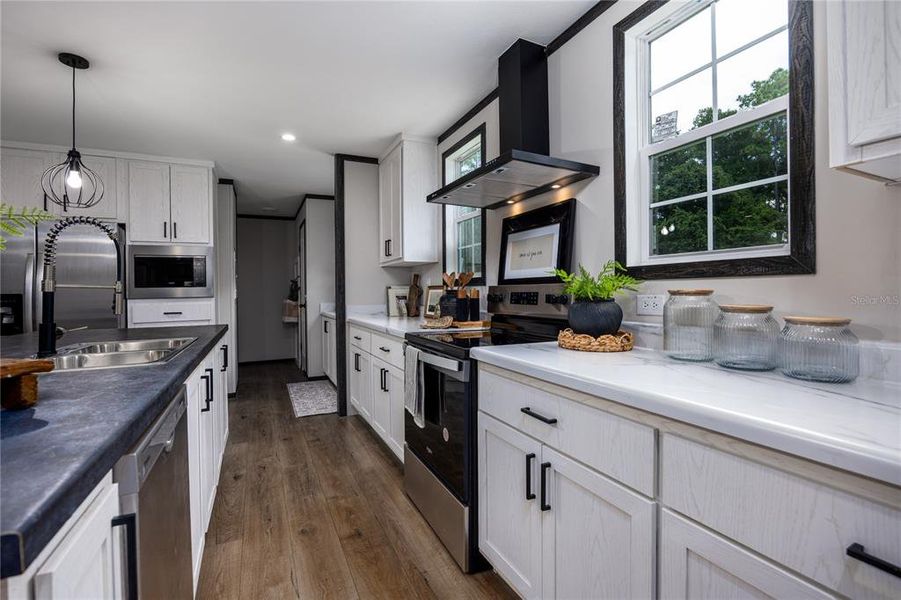 Furnished interior view inside a new home in , Fort White (Image 13).