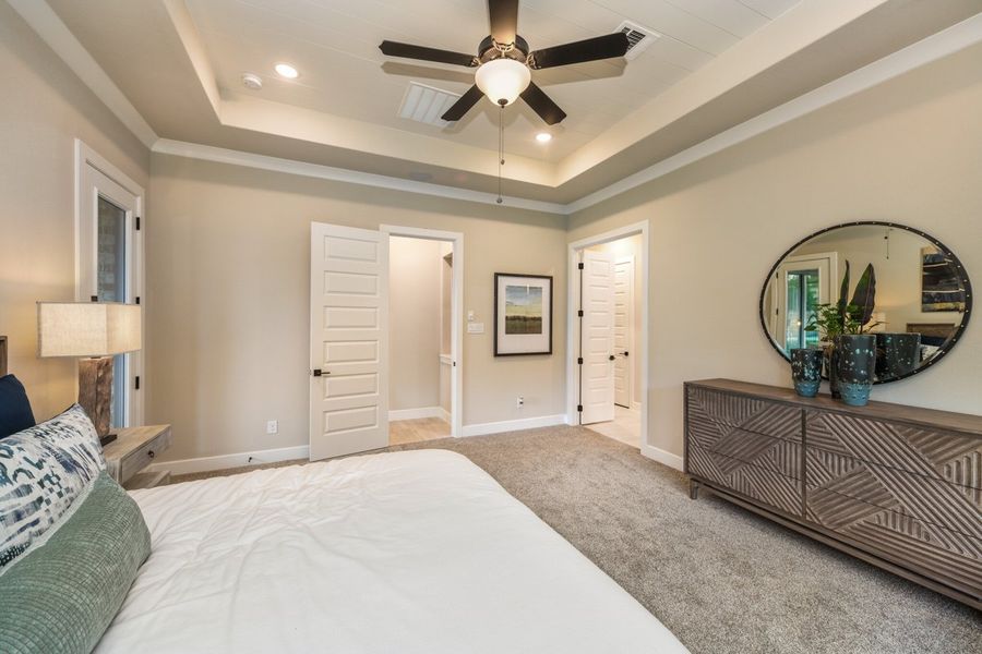 Furnished interior view inside a new home in Lakeview Heights, Azle (Image 22). Furnished interior view inside a new home in Lakeview Heights, Azle (Image 22).