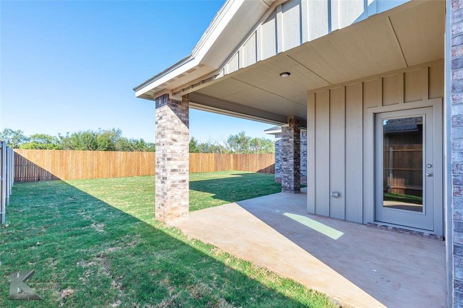 Exterior details and patio area of a home in , Abilene (Image 3).