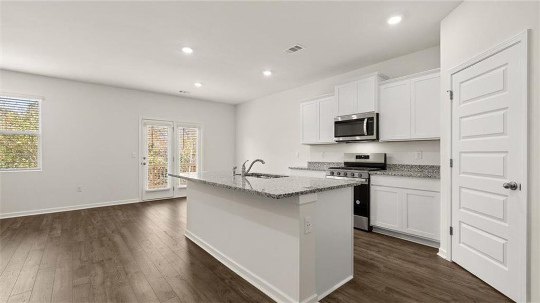 Furnished interior view inside a new home in Brooks Station, Dacula (Image 6).