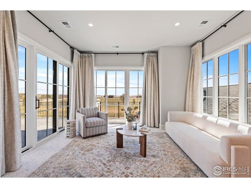Furnished interior view inside a new home in , Fort Collins (Image 32).