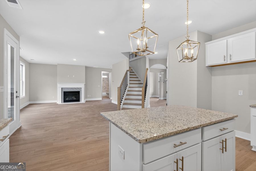 Furnished interior view inside a new home in The Manor at Gainesville Township, Gainesville (Image 10).
