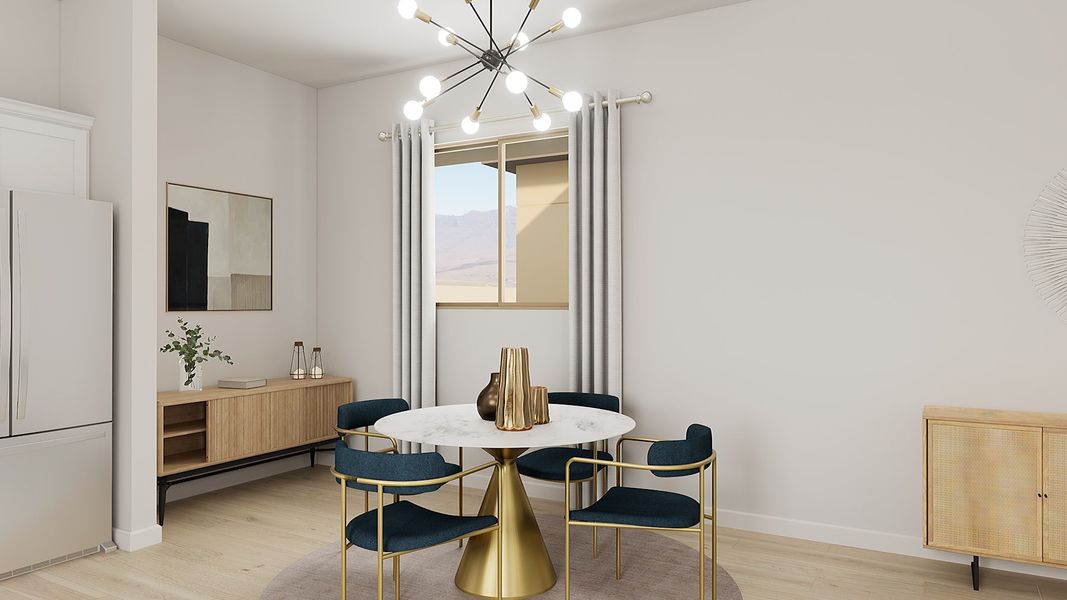 Representative furnished interior of a home built from the Gardenia Plan 5009 by Tri Pointe Homes in Soleo, San Tan Valley (Image 10).