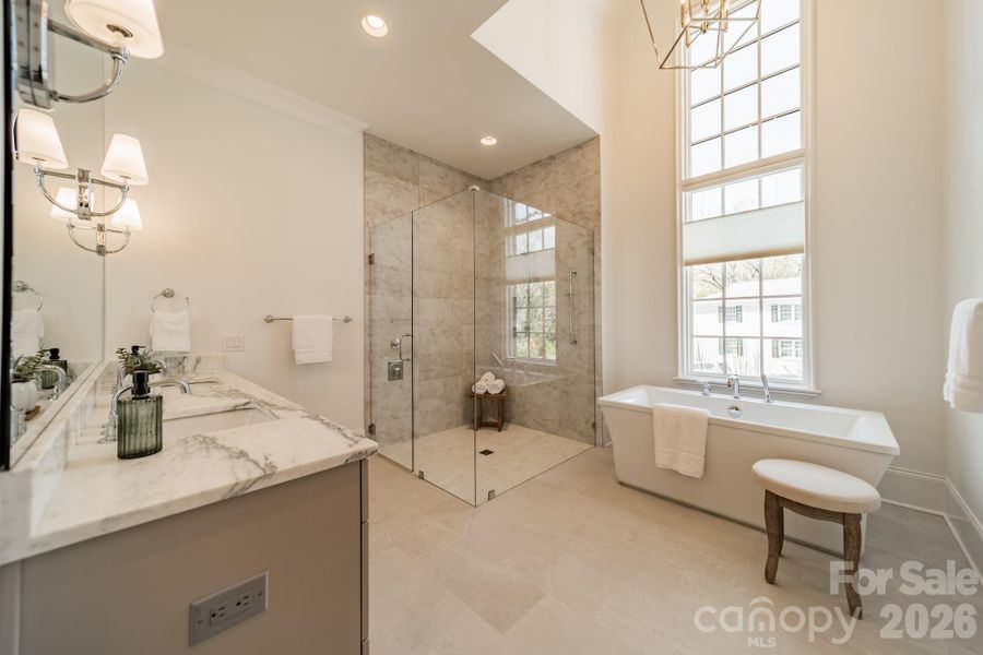 Furnished interior view inside a new home in , Charlotte (Image 15).