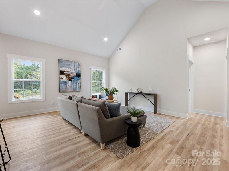 Furnished interior view inside a new home in , York (Image 19). Furnished interior view inside a new home in , York (Image 19).