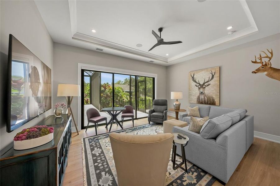 Furnished interior view inside a new home in , Sarasota (Image 18). Furnished interior view inside a new home in , Sarasota (Image 18).