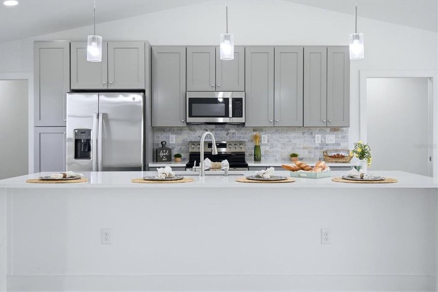 Furnished interior view inside a new home in , Cape Coral (Image 7).