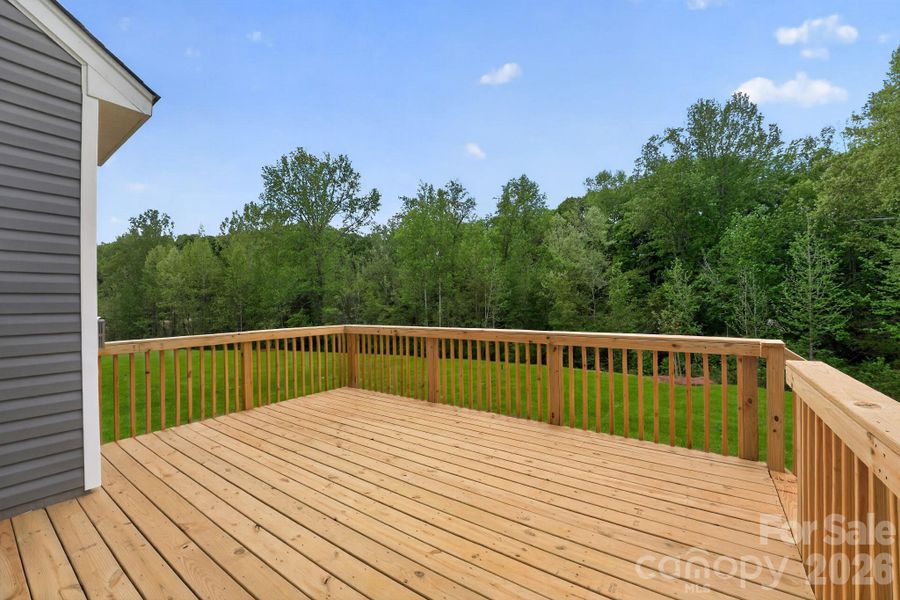 Exterior details and patio area of a home in Shannon Woods, Maiden (Image 4).