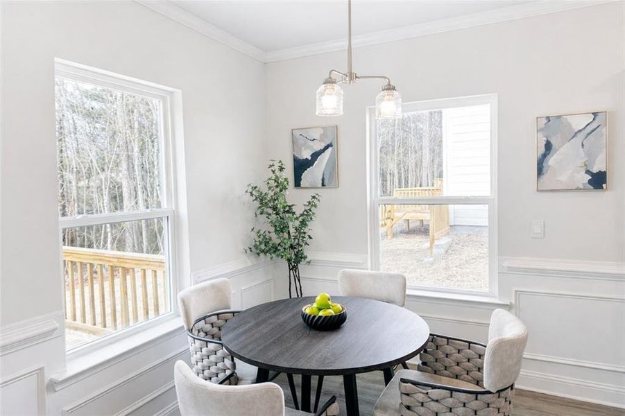 Furnished interior view inside a new home in Canterbury Villas, Carrollton (Image 5).