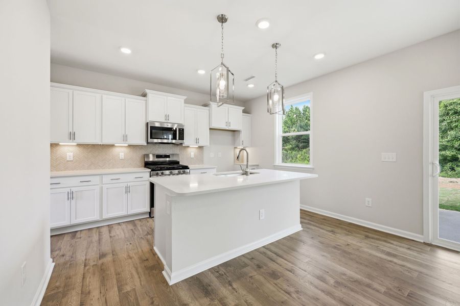 Furnished interior view inside a new home in The Farm at Neill's Creek, Lillington (Image 9).