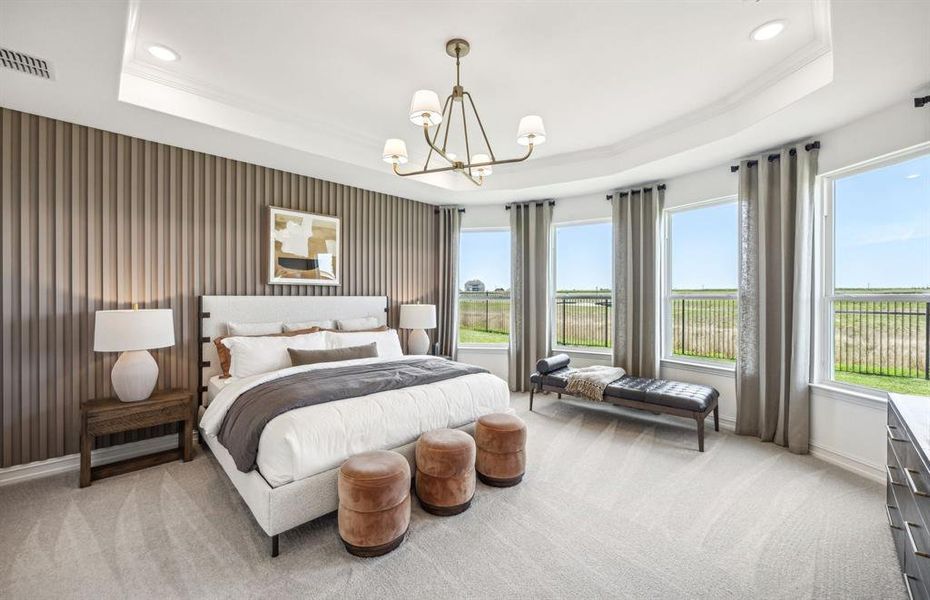 *actual home, furniture not included - Spacious owner's suite with private bath