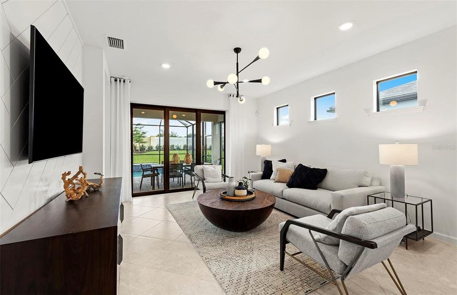 Furnished interior view inside a new home in Arbor Oaks, North Port (Image 13).