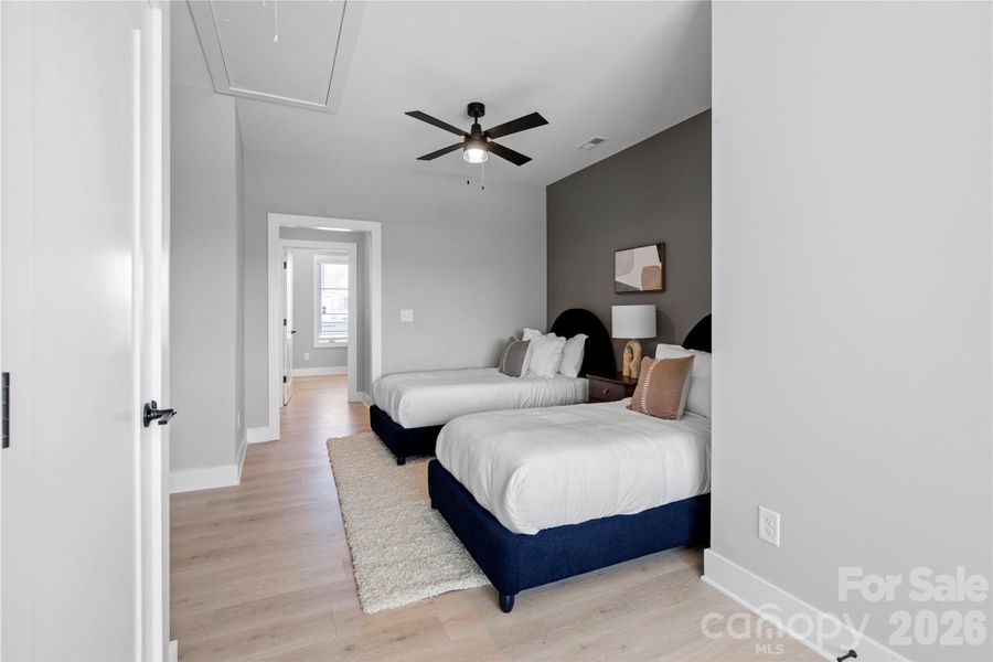 Furnished interior view inside a new home in , Charlotte (Image 26).