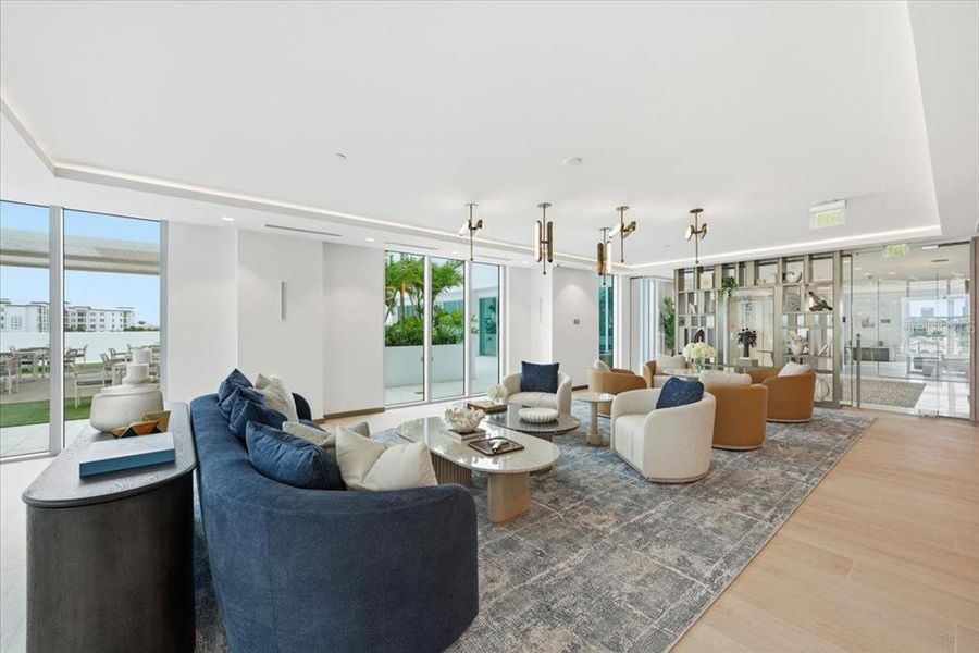 Furnished interior view inside a new home in , Tampa (Image 11).
