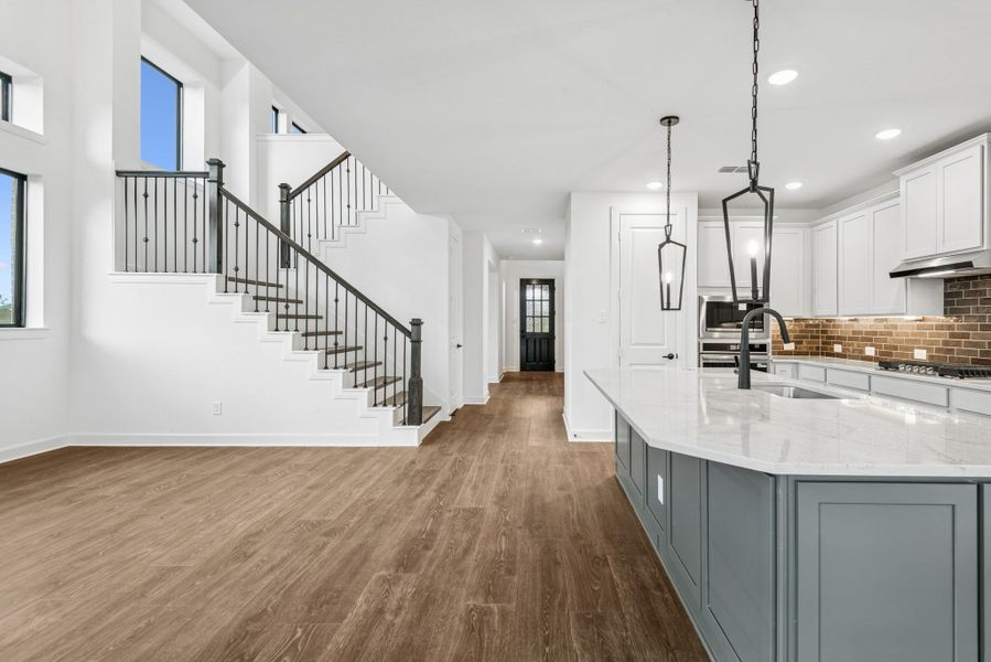 Furnished interior view inside a new home in Riceland 50’ Front Load Homesites, Mont Belvieu (Image 9).