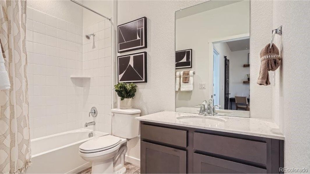 Furnished interior view inside a new home in , Centennial (Image 4).