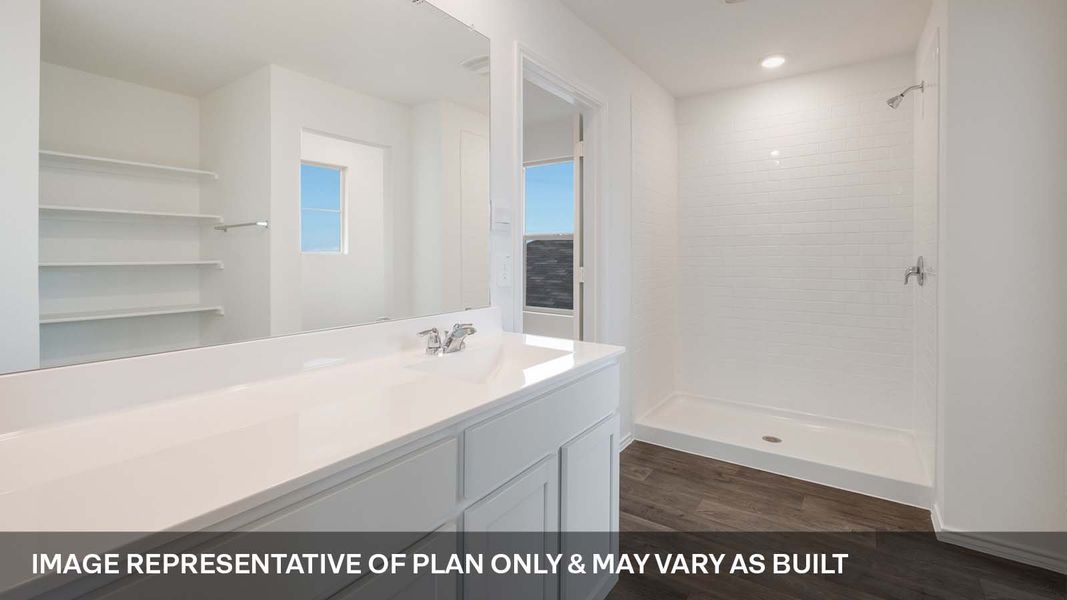 Furnished interior view inside a new home in Wayside, Uhland (Image 7).