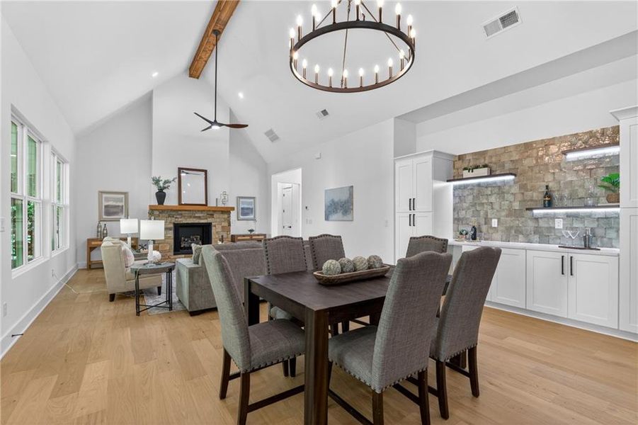 Furnished interior view inside a new home in , Cumming (Image 39).