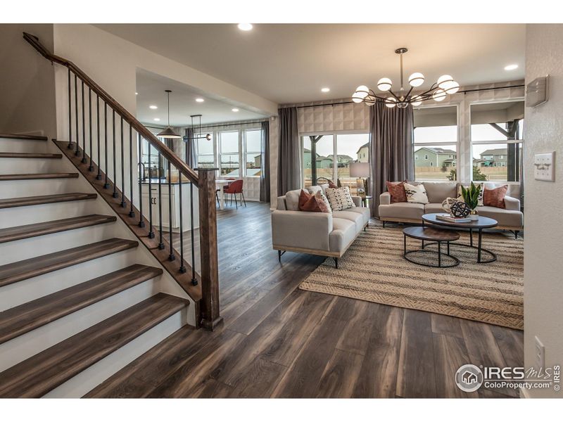 EXAMPLE PHOTO: STAIRWAY & LIVING ROOM EXAMPLE PHOTO: STAIRWAY & LIVING ROOM
