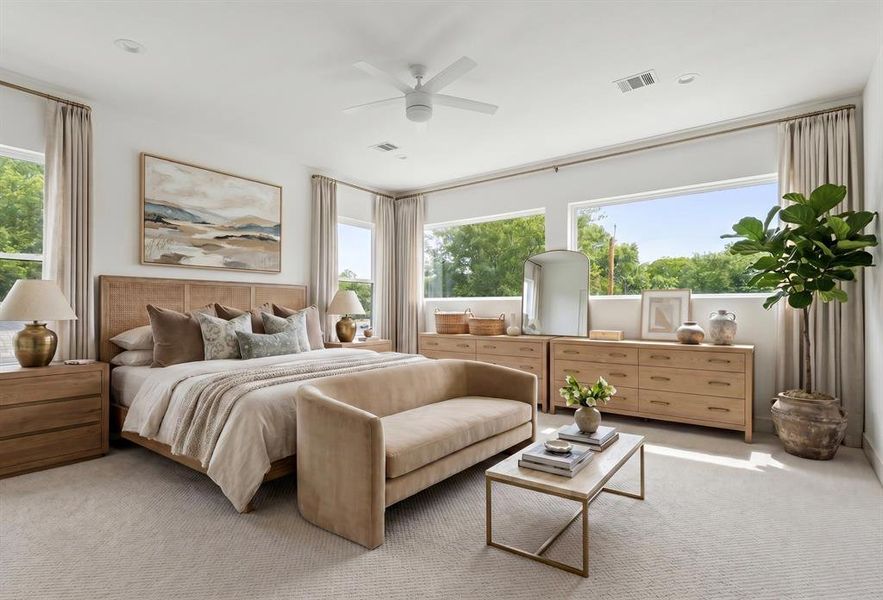 Furnished interior view inside a new home in , Dallas (Image 11). Furnished interior view inside a new home in , Dallas (Image 11).