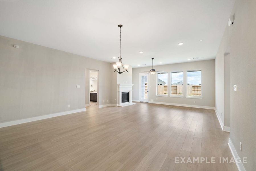 Representative unfurnished interior of a home built from the The Elizabeth by Davidson Homes LLC in Lago Mar, Texas City (Image 21).