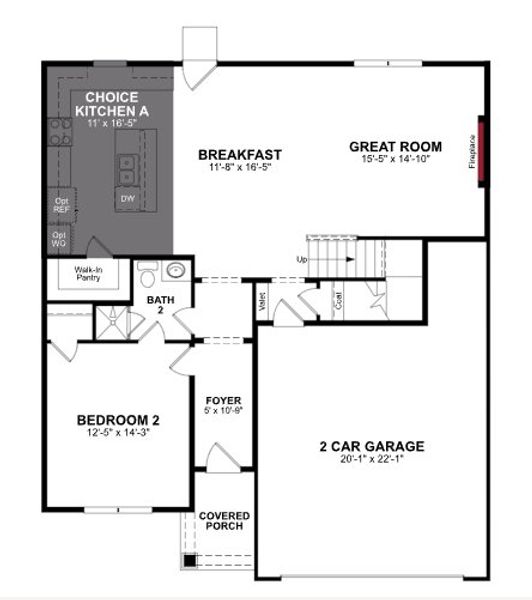2D floor plan layout of this home in Somerset, Myrtle Beach, SC (Image 3).