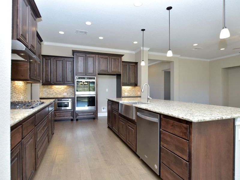 Representative furnished interior of a home built from the Catalina by Giddens Homes in Clearwater Ranch, Liberty Hill (Image 8).