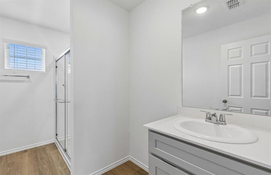 Private primary bath