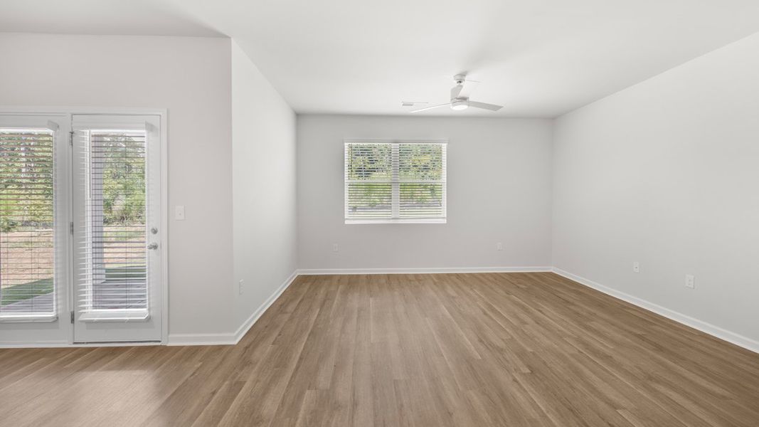 Spacious, unfurnished interior of a new home in Wrenfield at Chanticleer, North Augusta (Image 20). Spacious, unfurnished interior of a new home in Wrenfield at Chanticleer, North Augusta (Image 20).