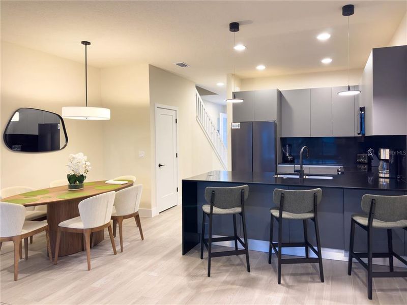 Furnished interior view inside a new home in , Clermont (Image 9).