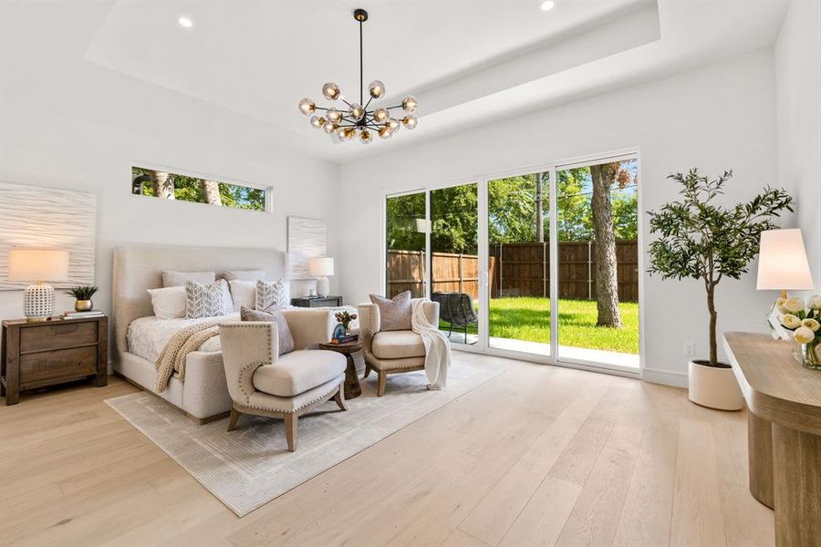 Furnished interior view inside a new home in , Dallas (Image 11).