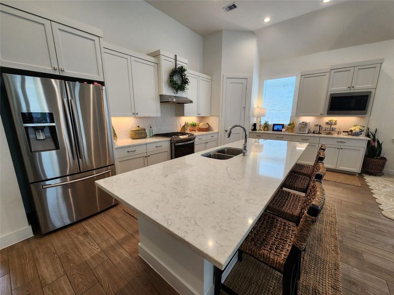 Furnished interior view inside a new home in The Woodlands Hills, Willis (Image 10).