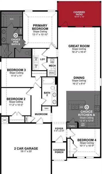 Beazer Homes Spiritas Ranch Brooks plan