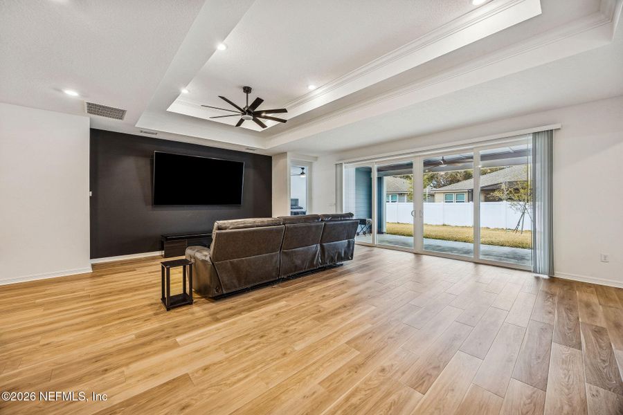 Furnished interior view inside a new home in Wingate Landing, Jacksonville (Image 40).